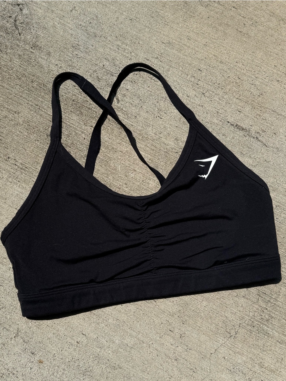 GYMSHARK Ruched Sports Bra